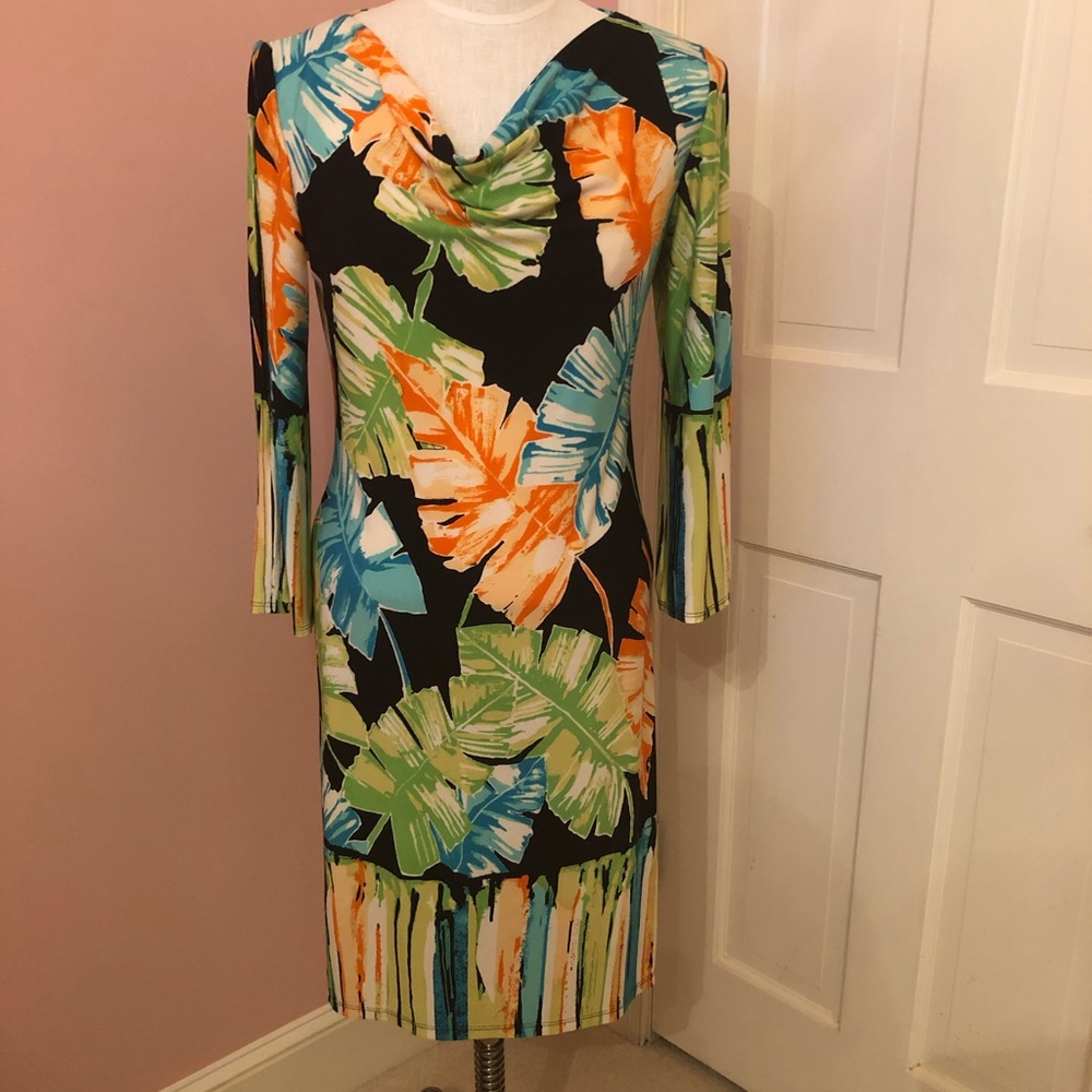 Ladies MSK Palm Dress S (4-6), Slit sleeves - Bx1
